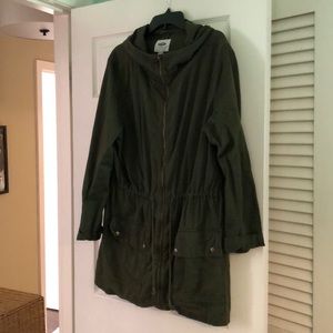 Old navy army green fall jacket